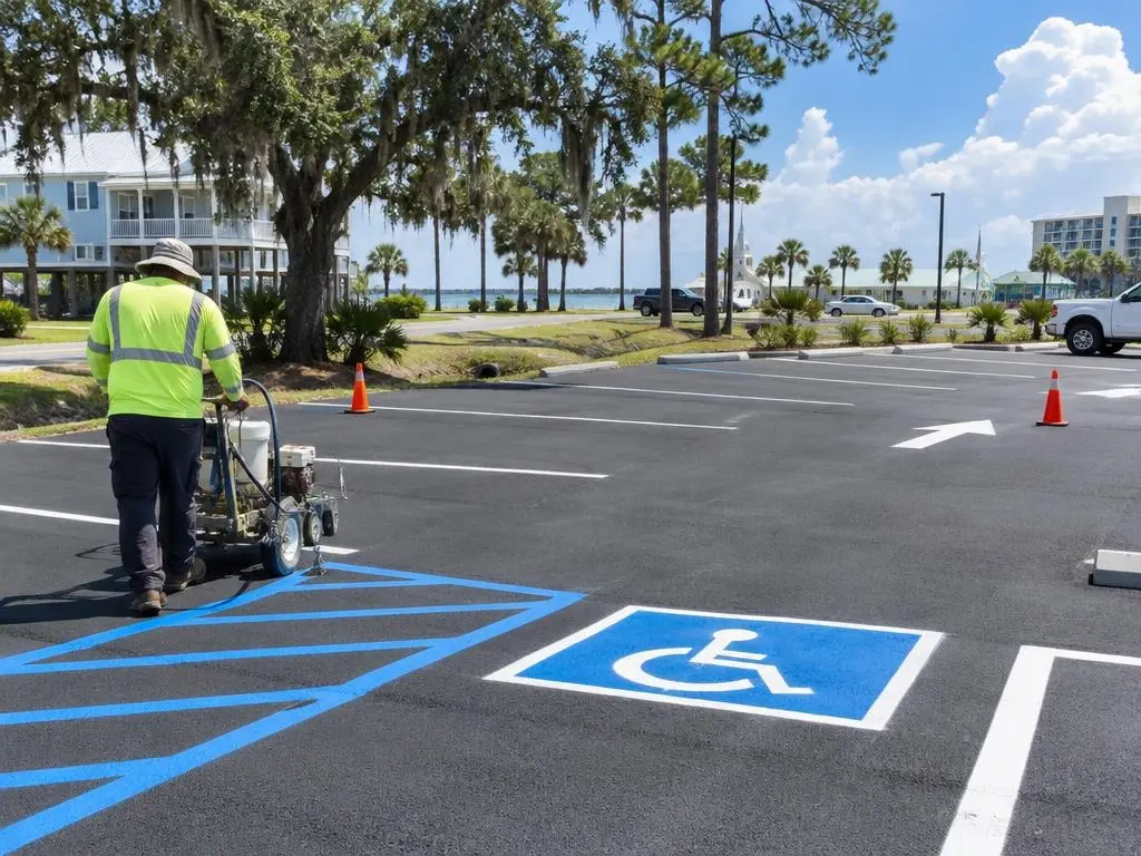 Parking Lot Striping in Biloxi, MS